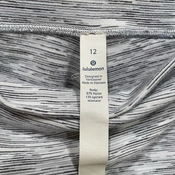 Lululemon Wunder Under Grey 7/8 Tight Leggings - Size: 12 - Picture 5 of 10